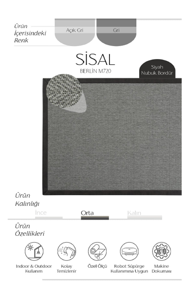 AVVİO HALI BERLIN M720 SİSAL CARPET 