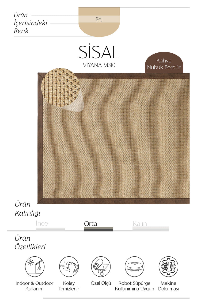 AVVİO HALI VIENNA M310 SİSAL CARPET 