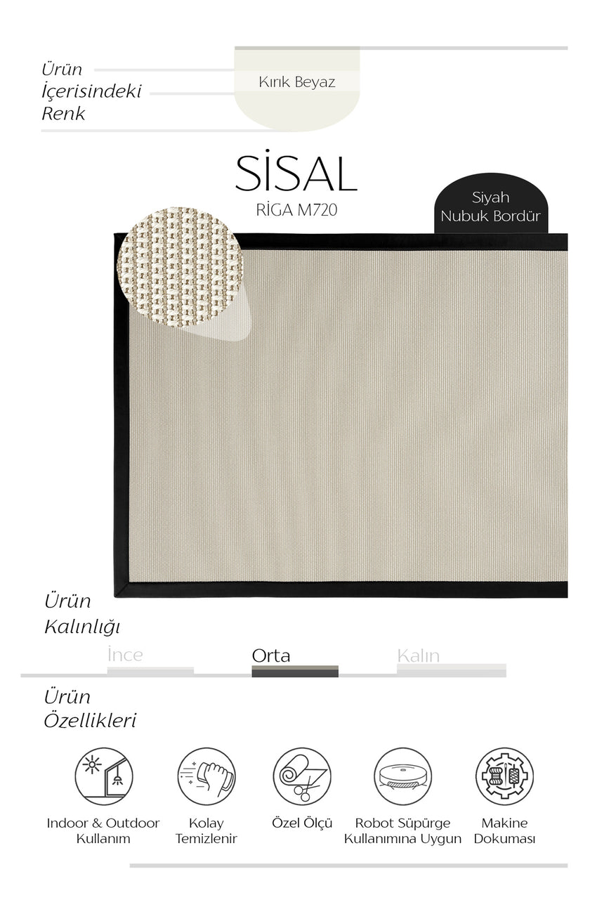 AVVİO HALI RIGA M720 SİSAL CARPET 