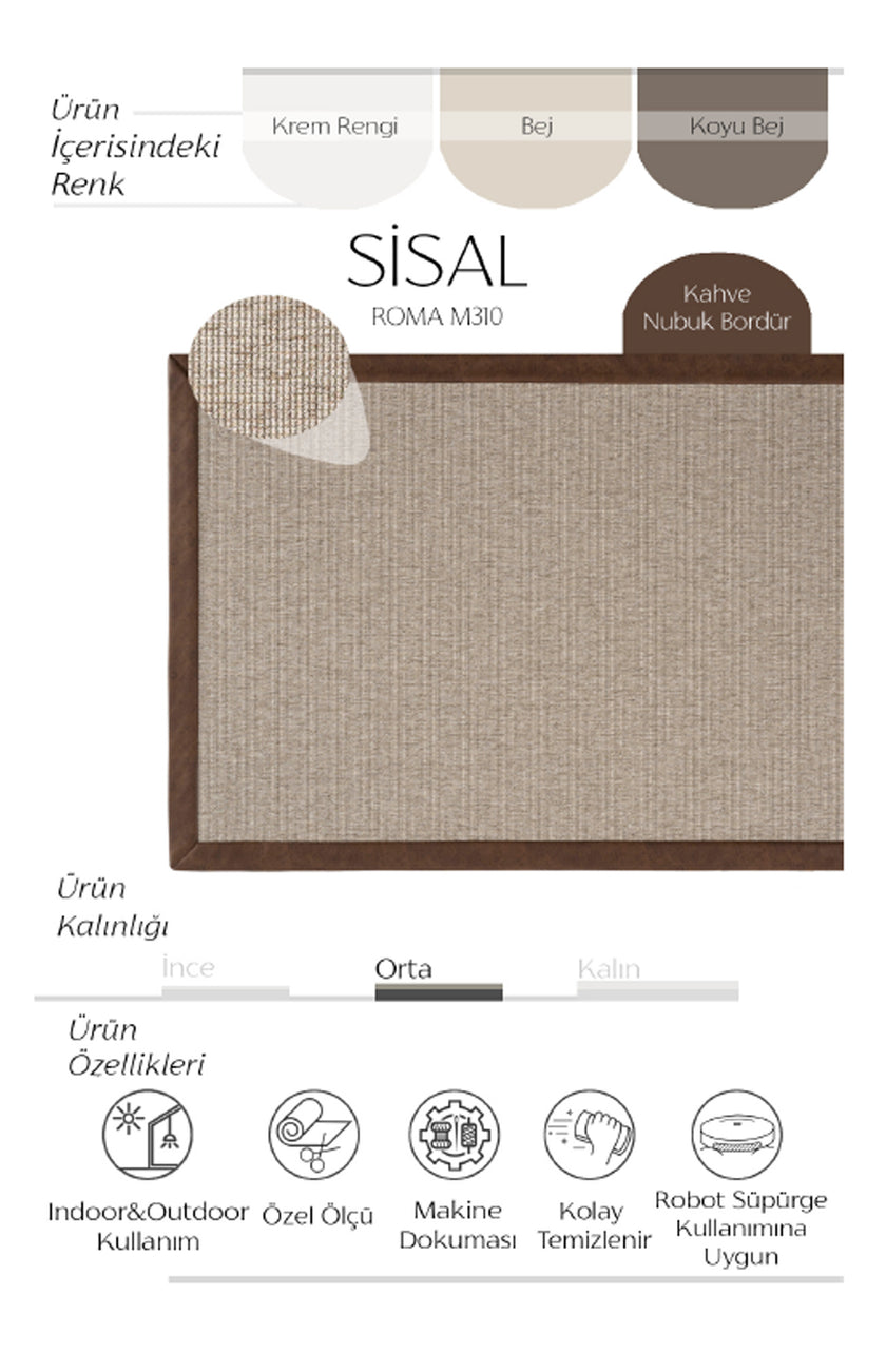 AVVİO HALI ROMA M310 SİSAL CARPET 
