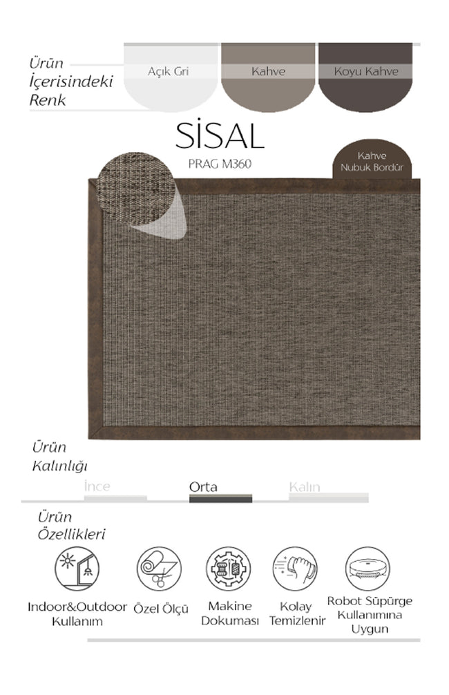AVVİO HALI PRAG M360 SİSAL HALI