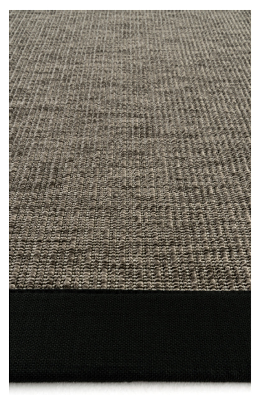 AVVİO HALI PRAGUE BLACK LINEN SISAL CARPET 