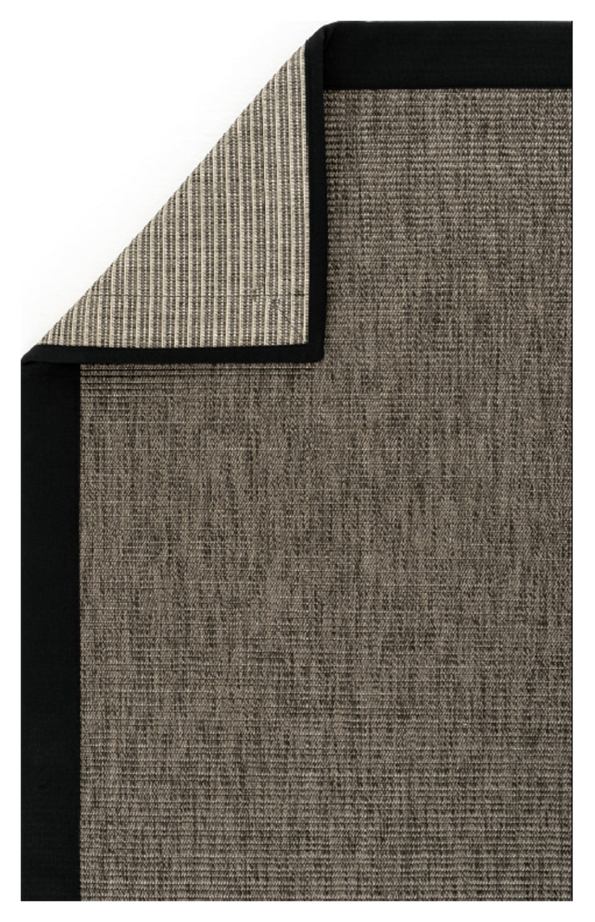AVVİO HALI PRAGUE BLACK LINEN SISAL CARPET 