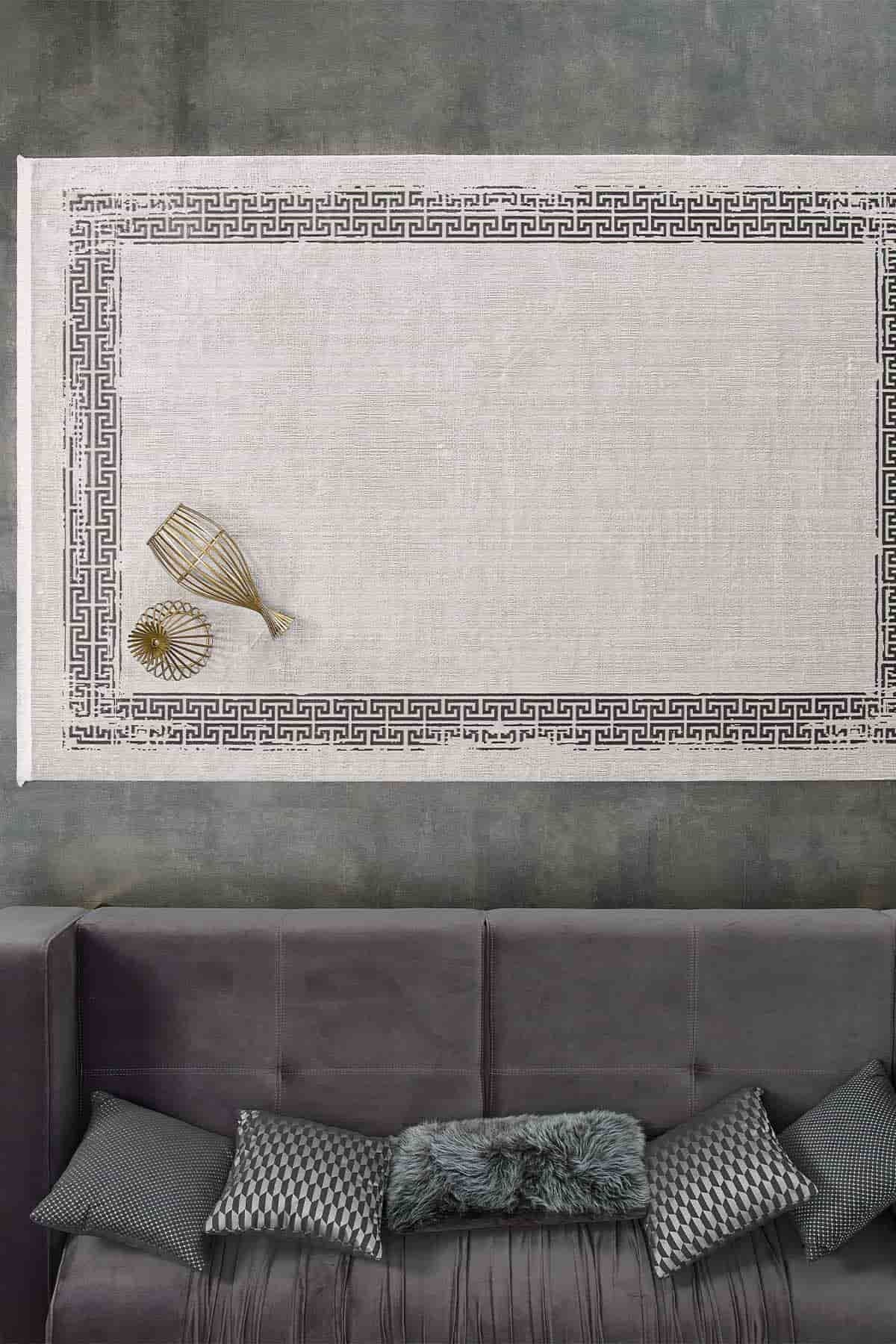 GÜMÜŞSUYU HALI BLACK BROWN 11298